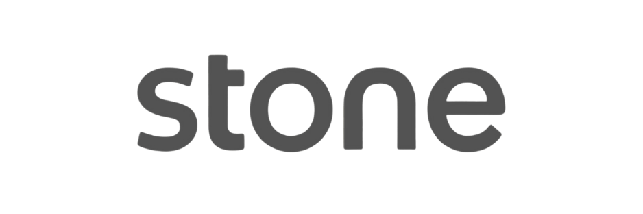 Logo da Stone — empresa em que Danilo Oliveira atuou no time interno de aquisição
