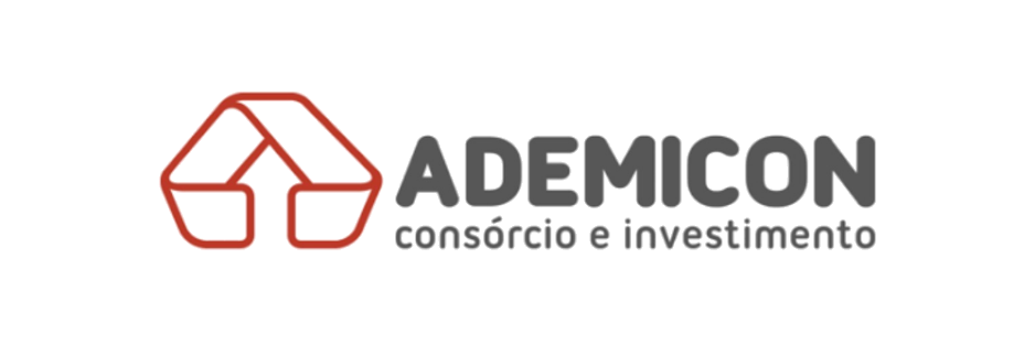 Logo da Ademicon — empresa em que Danilo Oliveira atuou no time interno de aquisição